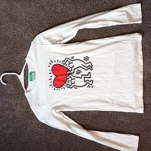 White long sleeve benetton